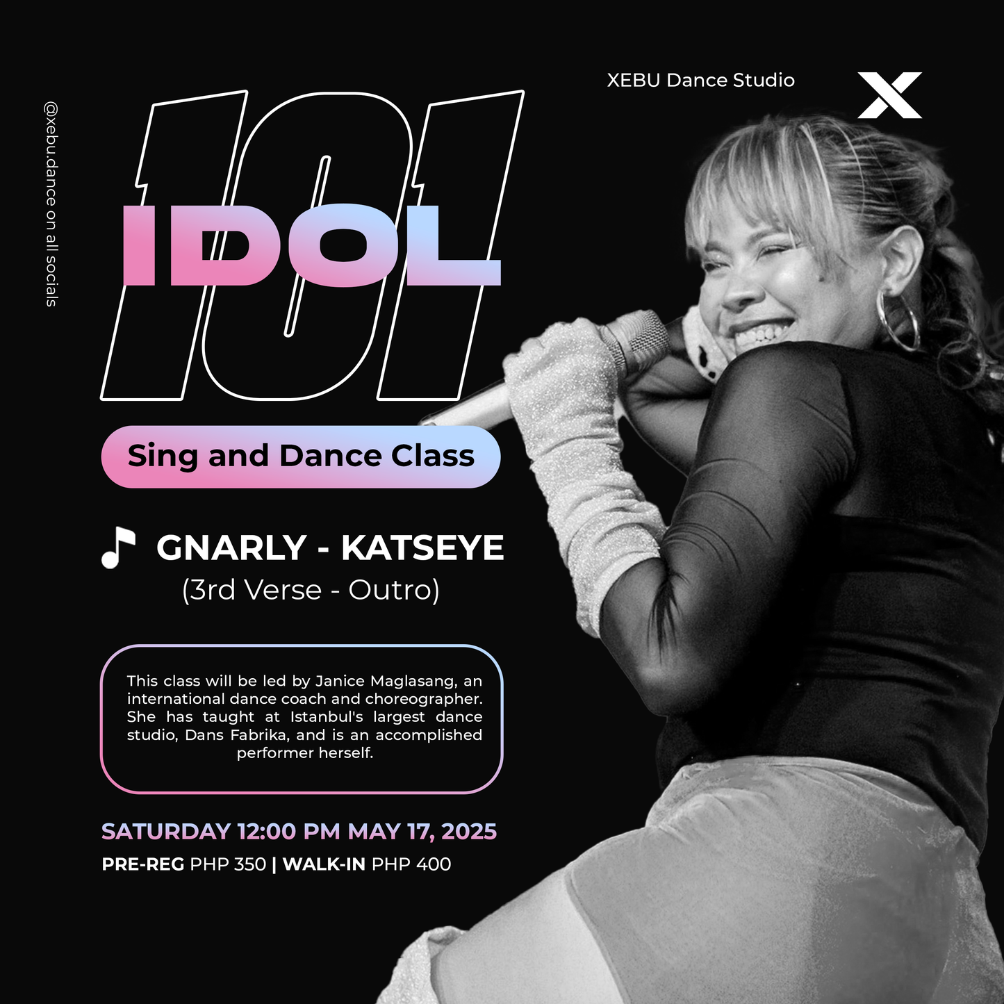 OPEN | IDOL 101 with Janice | GNARLY (Clean Edit) - KATSEYE | Saturday 12:00 PM