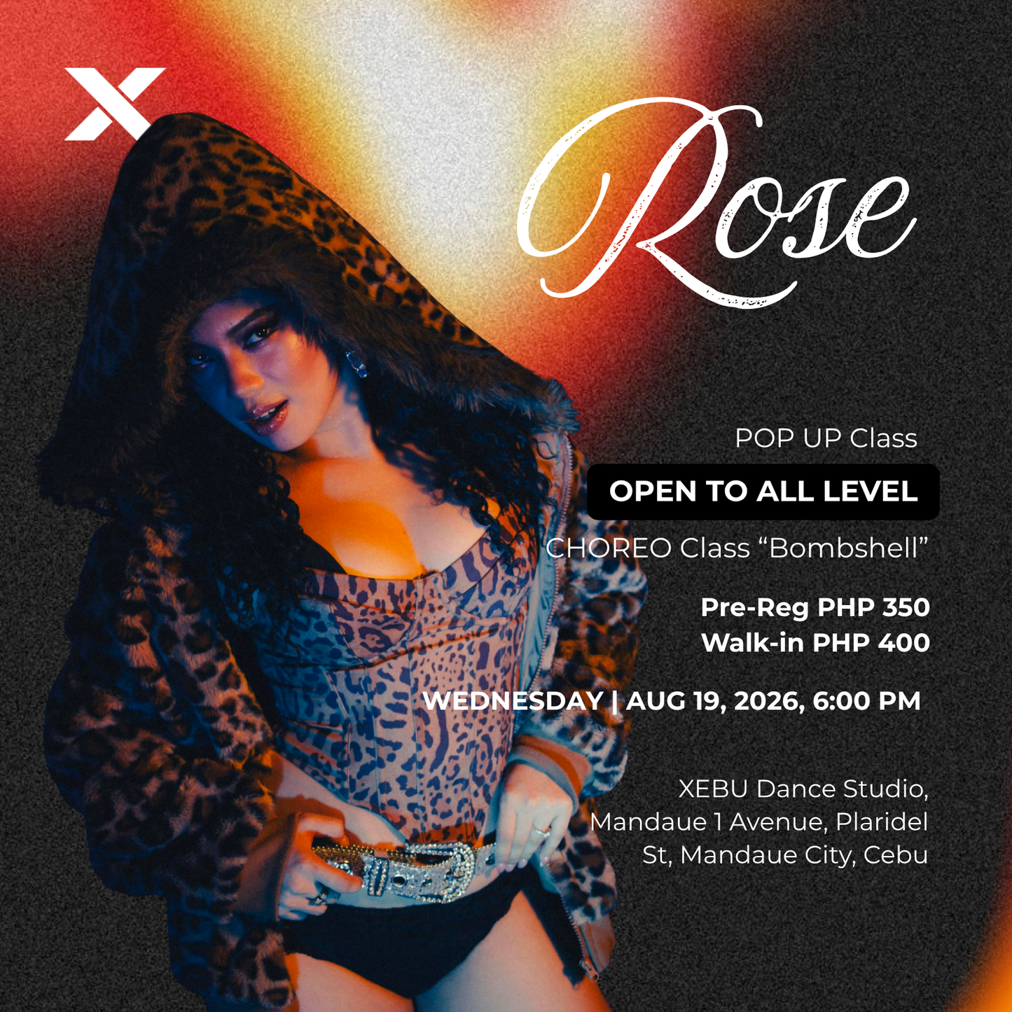 OPEN TO ALL LEVEL | CHOREO Dance Class "Bombshell" with Rose | Wednesday 6:00 PM