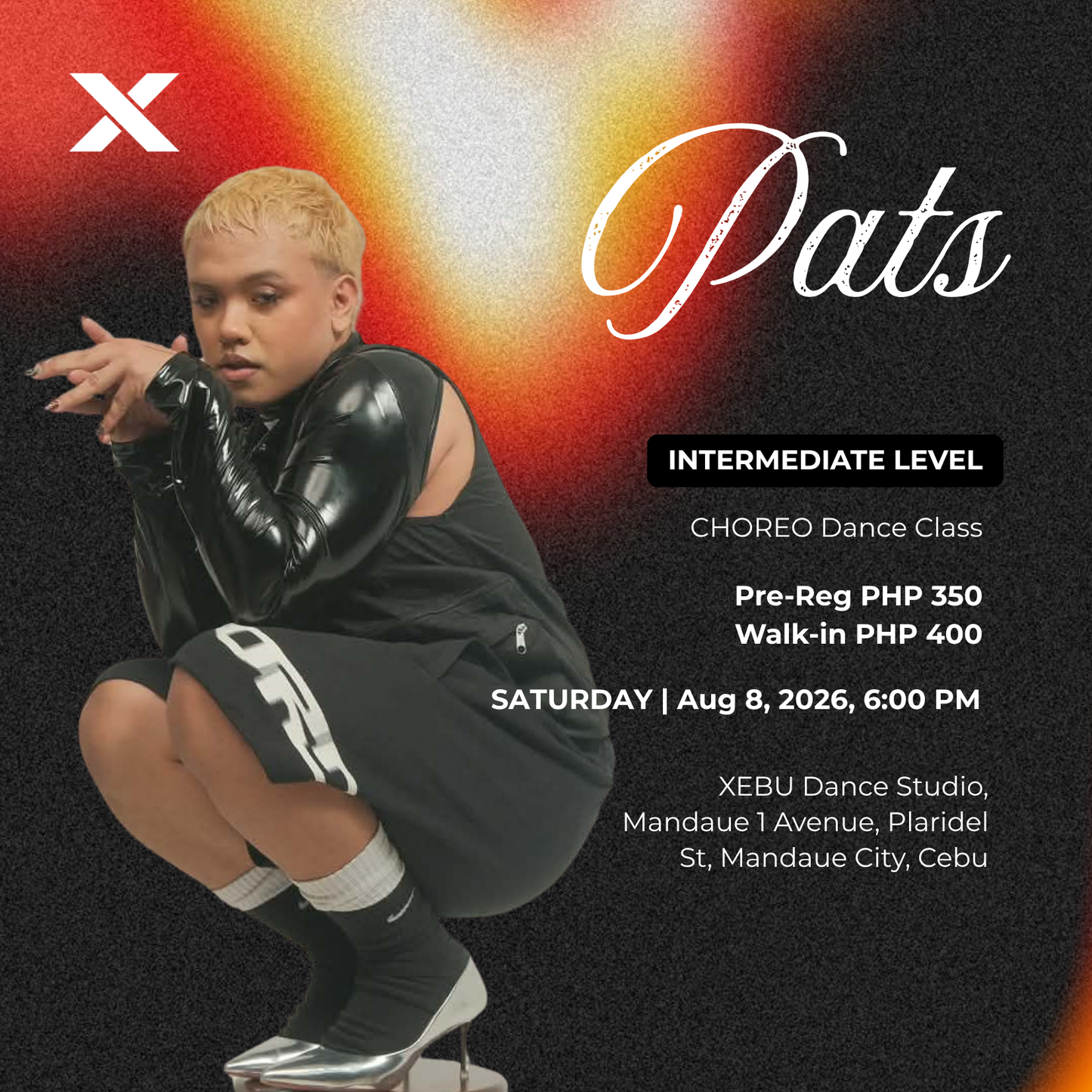 INTERMEDIATE | CHOREO Dancec Class with Pats | Saturday 6:00 PM