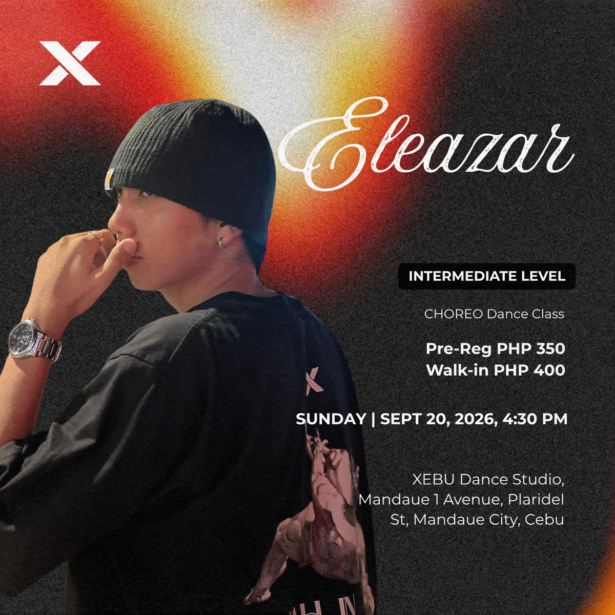 INTERMEDIATE | CHOREO Dance Class with Eleazar | Sunday 4:30 PM