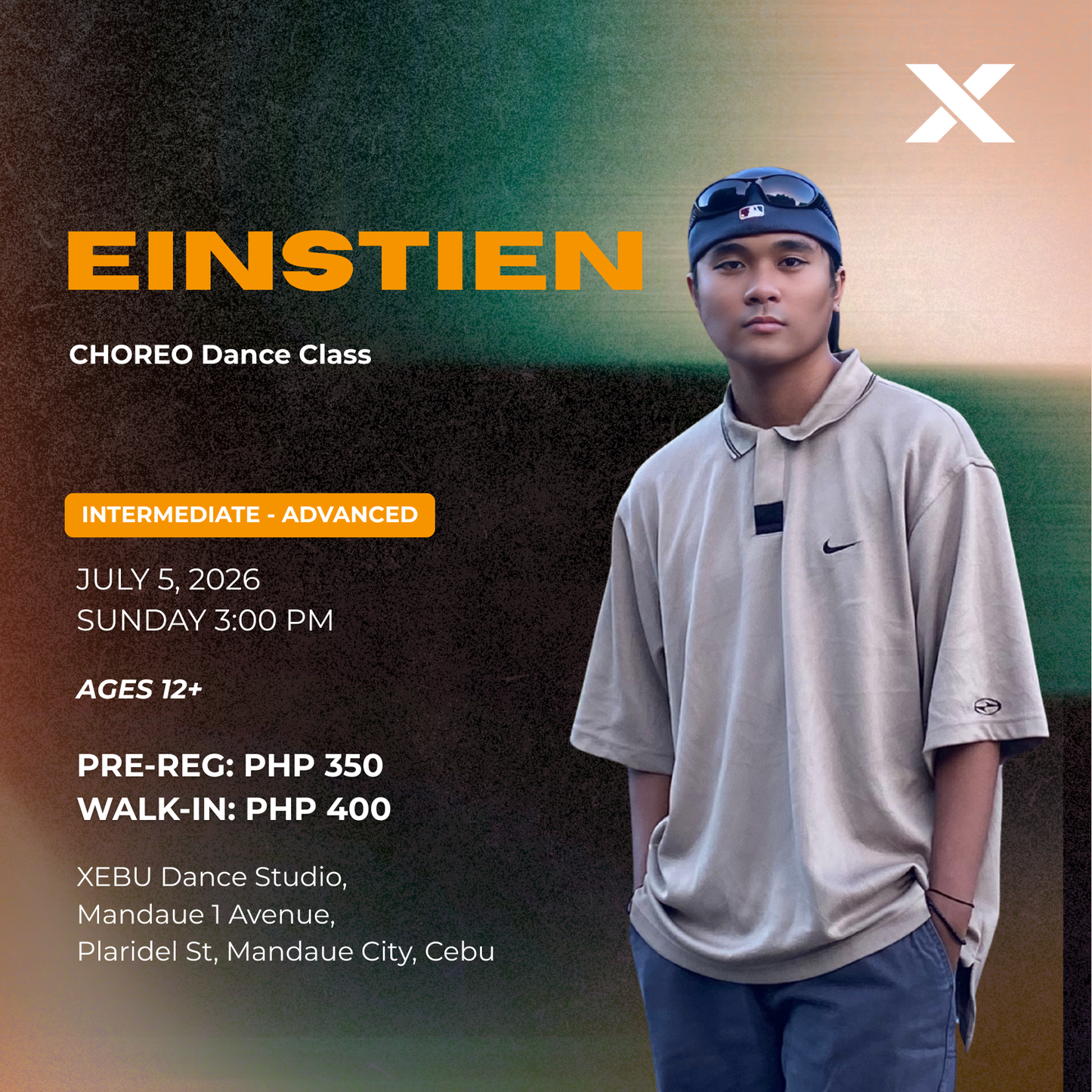 INTERMEDIATE - ADVANCED | CHOREO Dance Class with Einstien | Sunday 3:00 PM