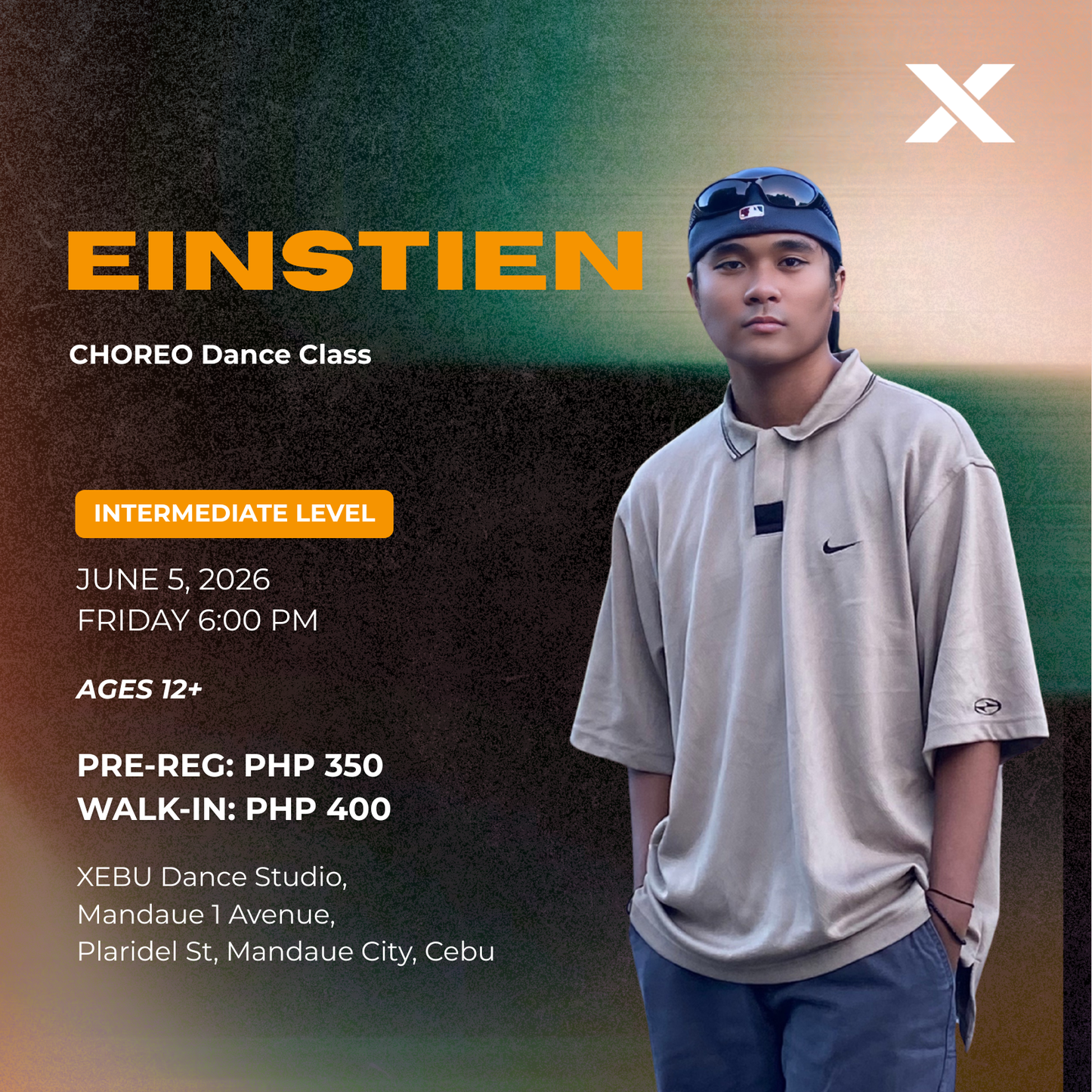 INTERMEDIATE | CHOREO Dance Class with Einstien | Friday 6:00 PM