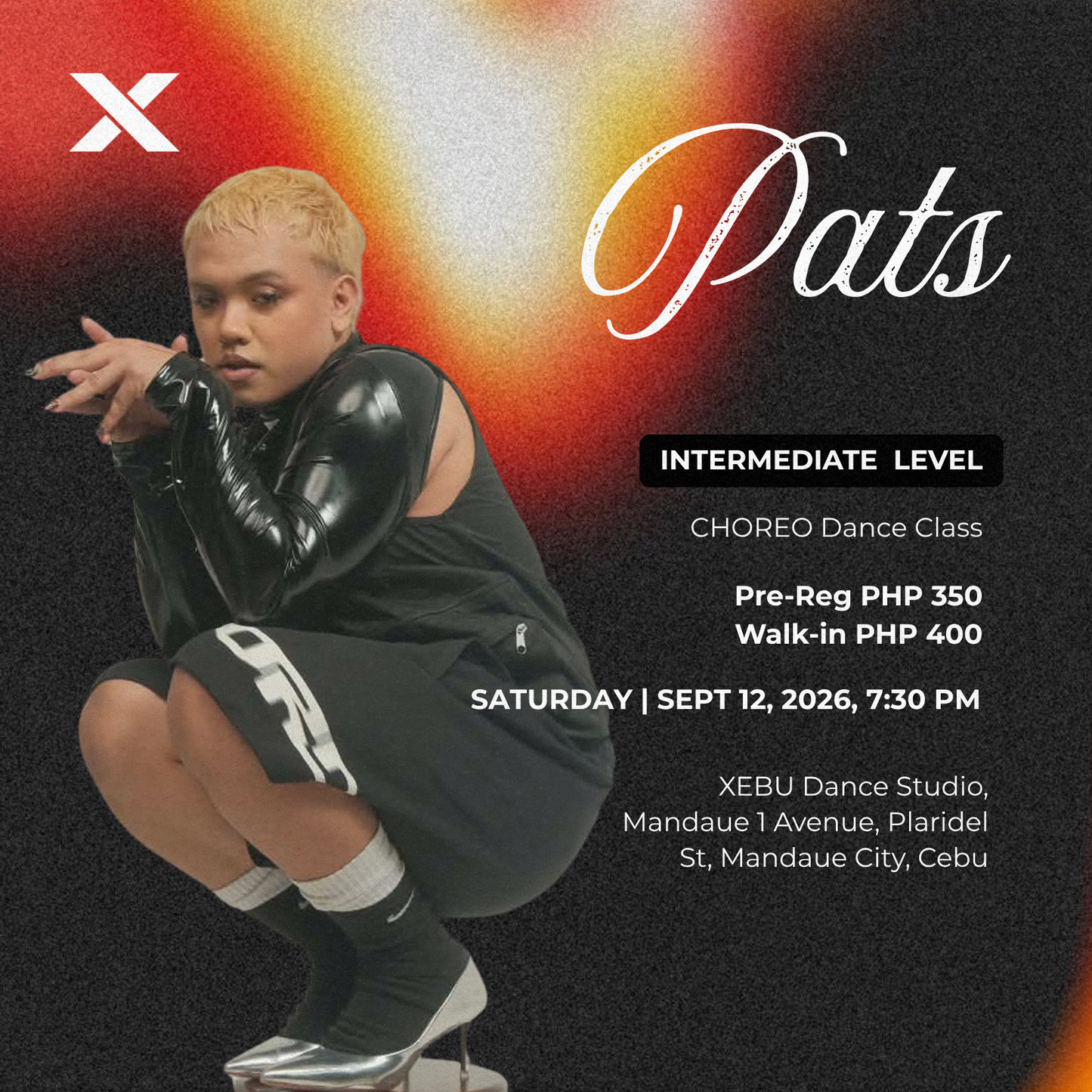 INTERMEDIATE | CHOREO Dance Class with Pats | Saturday 7:30 PM