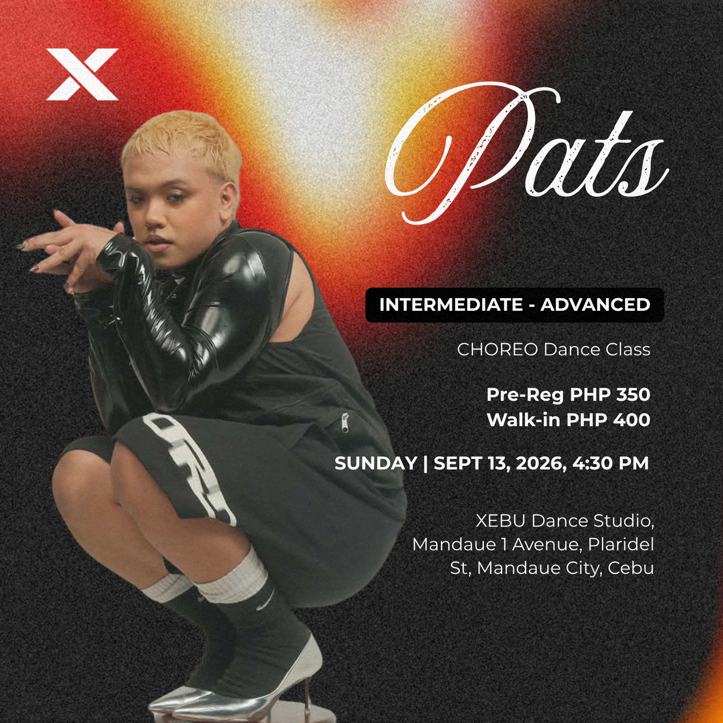 INTERMEDIATE - ADVANCED | CHOREO Dance Class with Pats | Sunday 4:30 PM