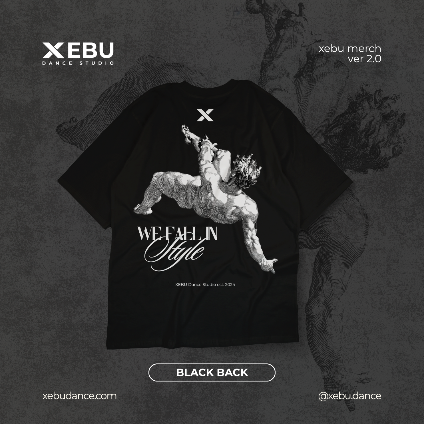Xebu XEBU Shirt V2 Black – XEBU Dance Studio