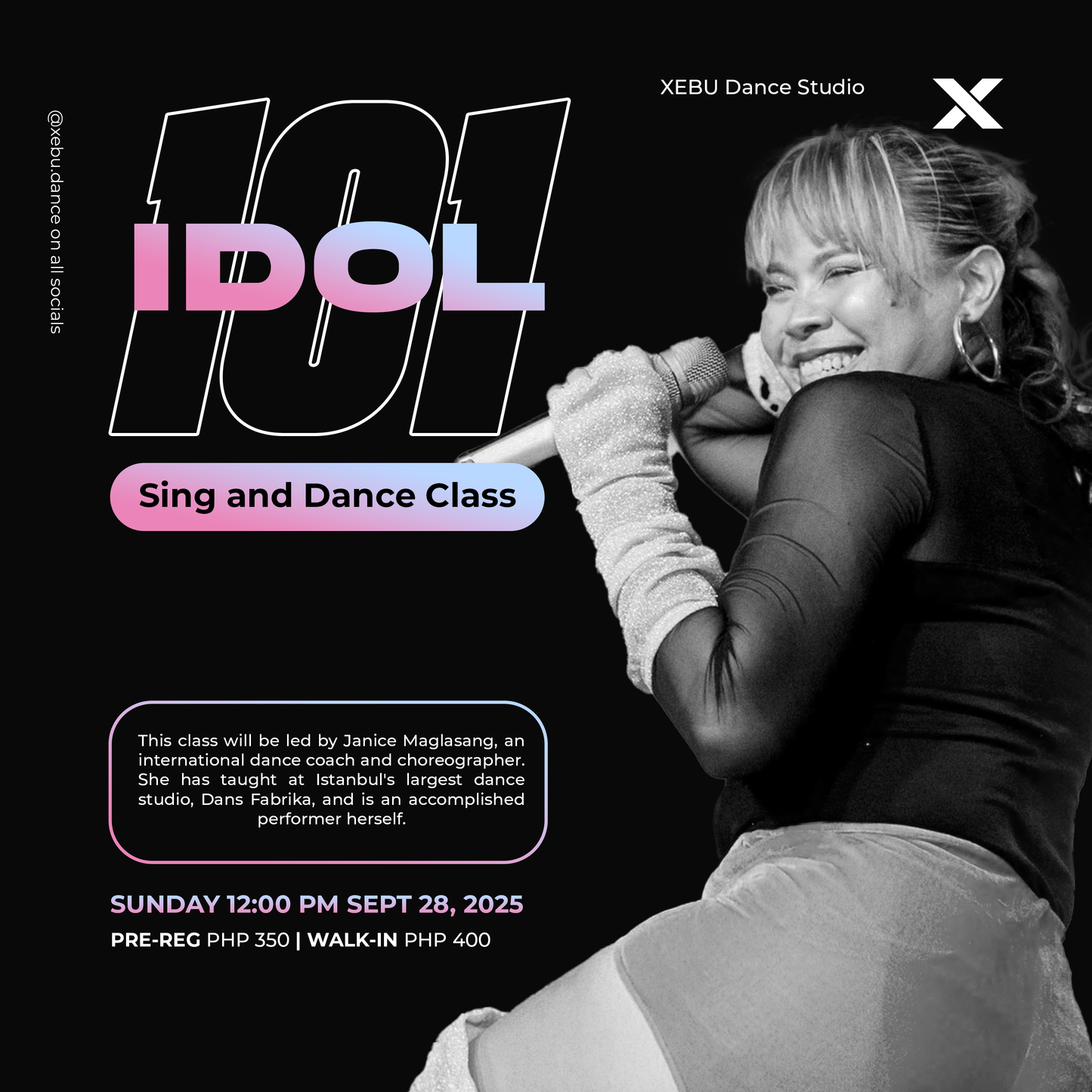 OPEN | Sing & Dance Class with Janice | Sunday 12:00 PM