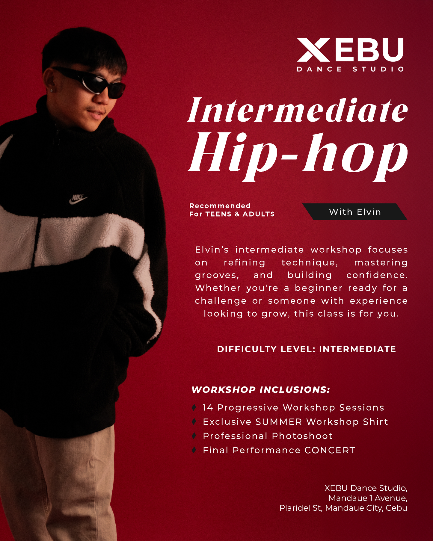INTERMEDIATE HIP-HOP SUMMER WORKSHOP
