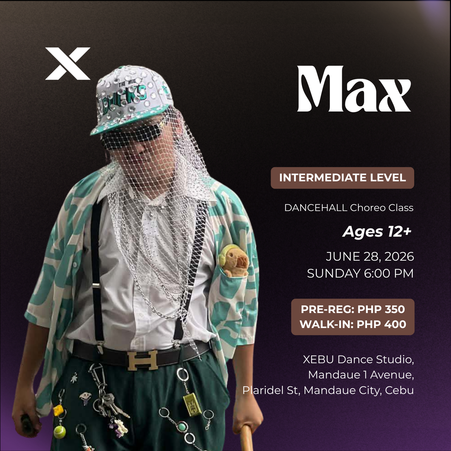 INTERMEDIATE | DANCEHALL Class with Genmax | Sunday 6:00 PM