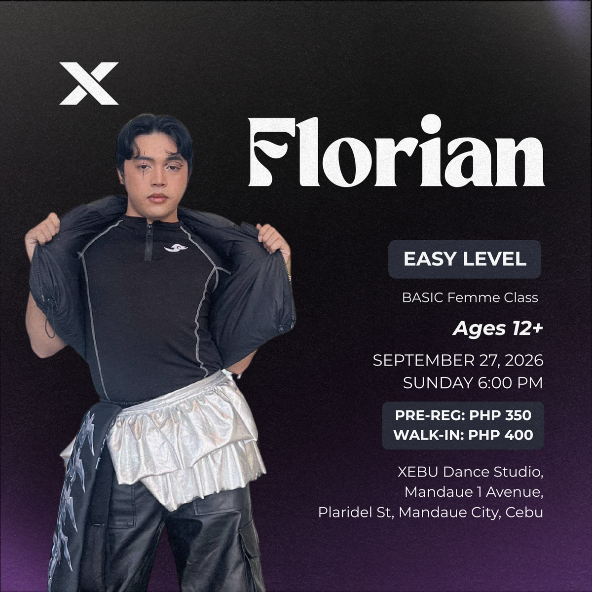 EASY | BASIC Femme Class with Florian | Sunday 6:00 PM
