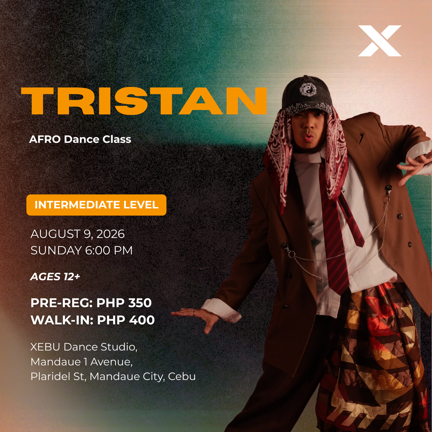 INTERMEDIATE | AFRO Dance Class with Tristan | Sunday 6:00 PM
