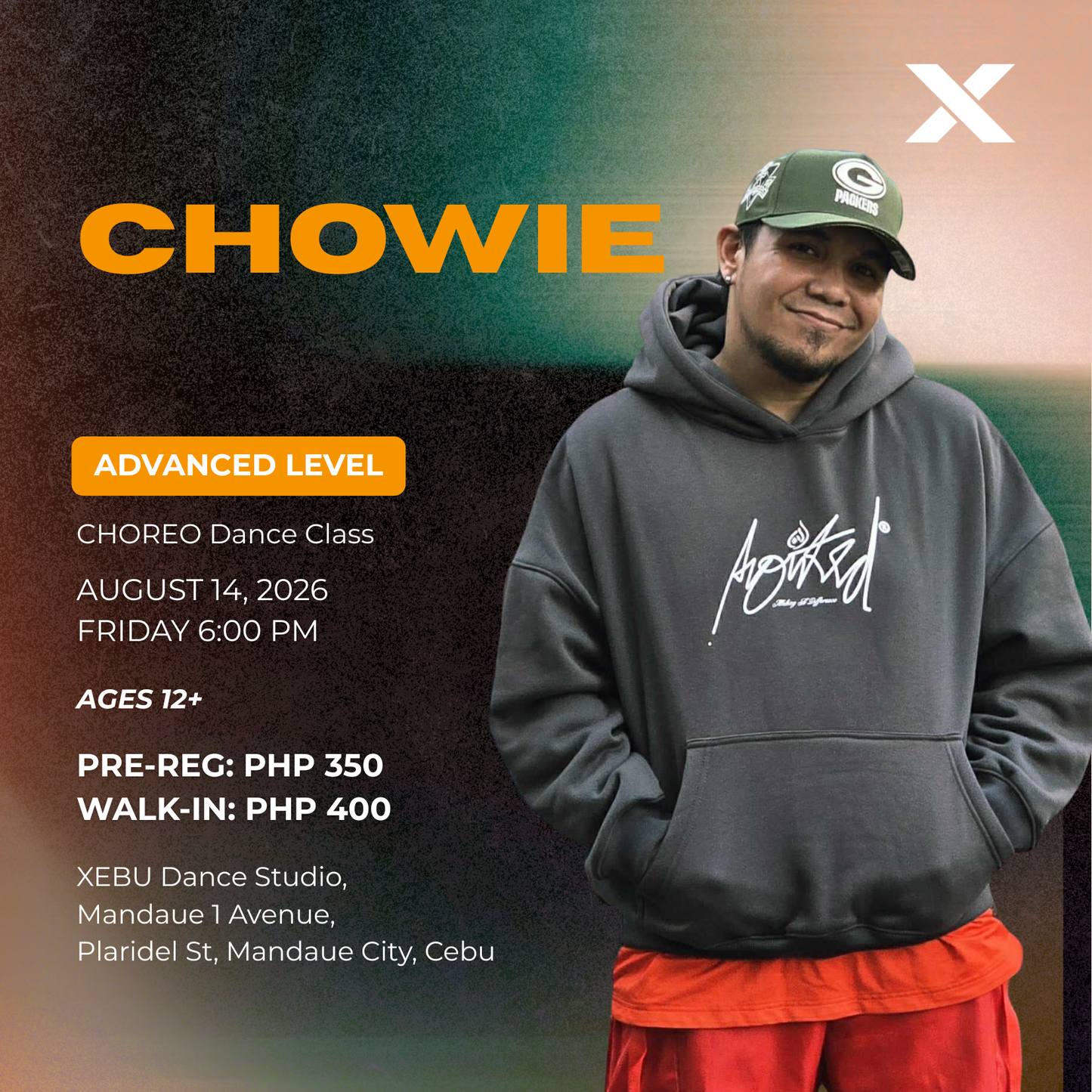ADVANCED | CHOREO Dance Class with Chowie | Friday 6:00 PM