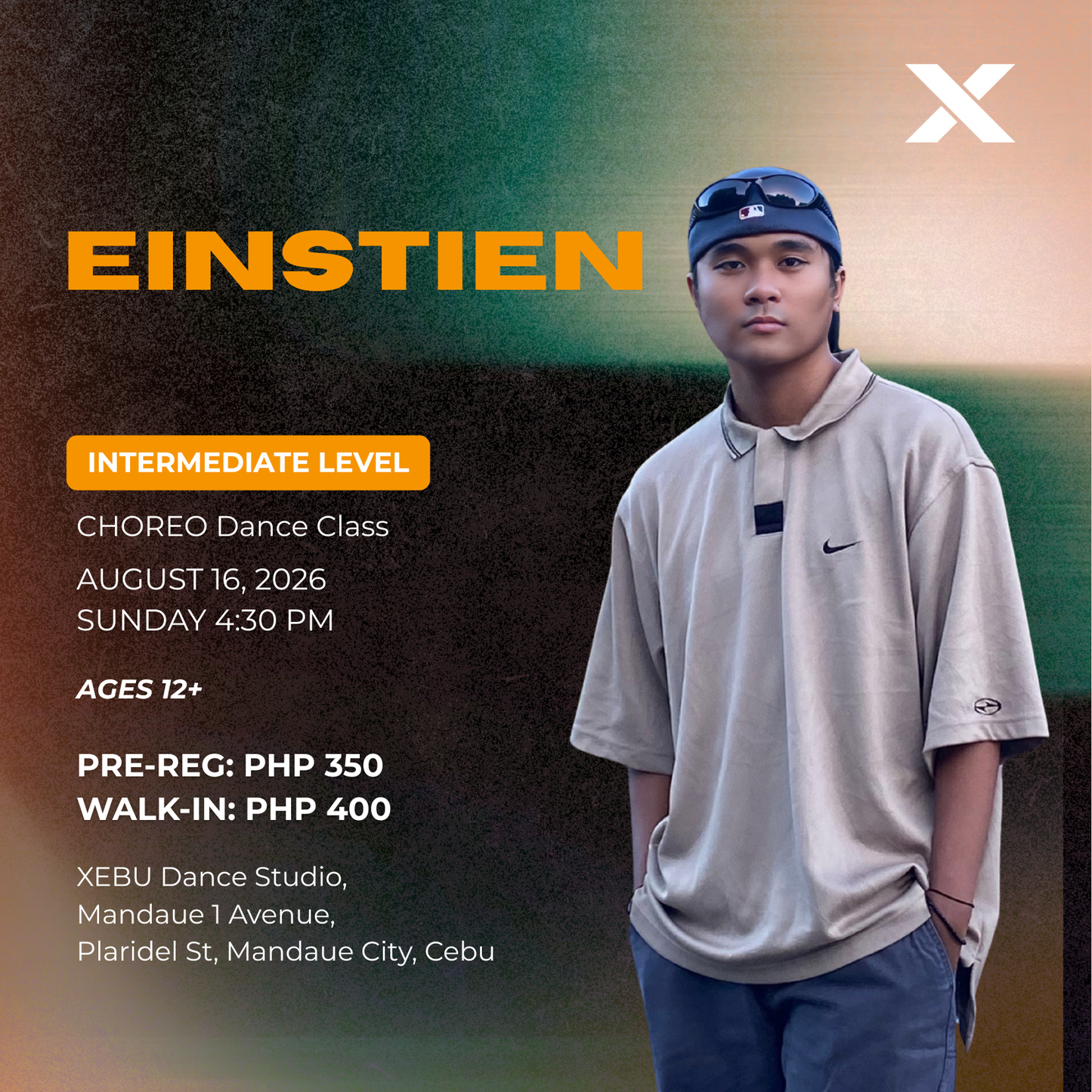 INTERMEDIATE | CHOREO Dance Class with Einstien | Sunday 4:30 PM