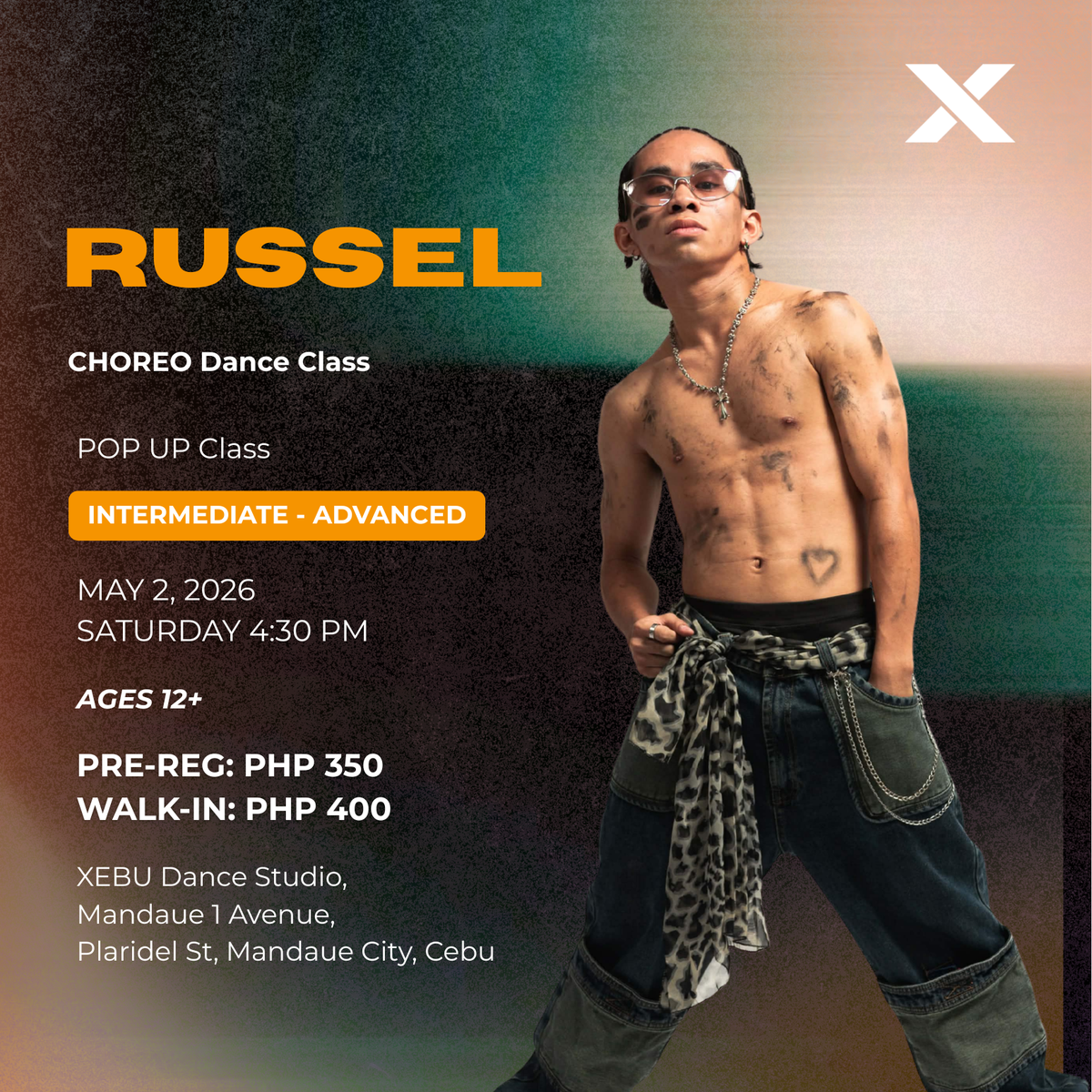INTERMEDIATE - ADVANCED | CHOREO Dance Class with Russel | Saturday 4 ...