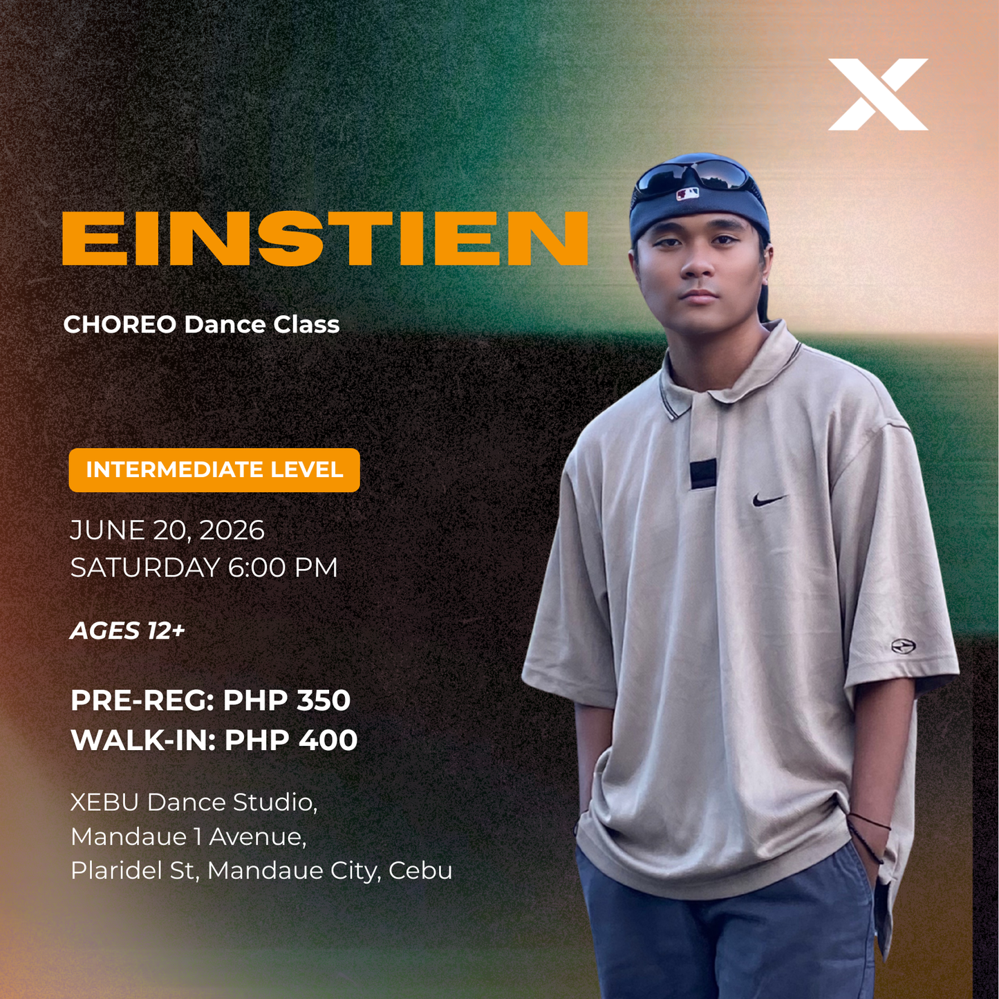 INTERMEDIATE | CHOREO Dance Class with Einstien | Saturday 6:00 PM