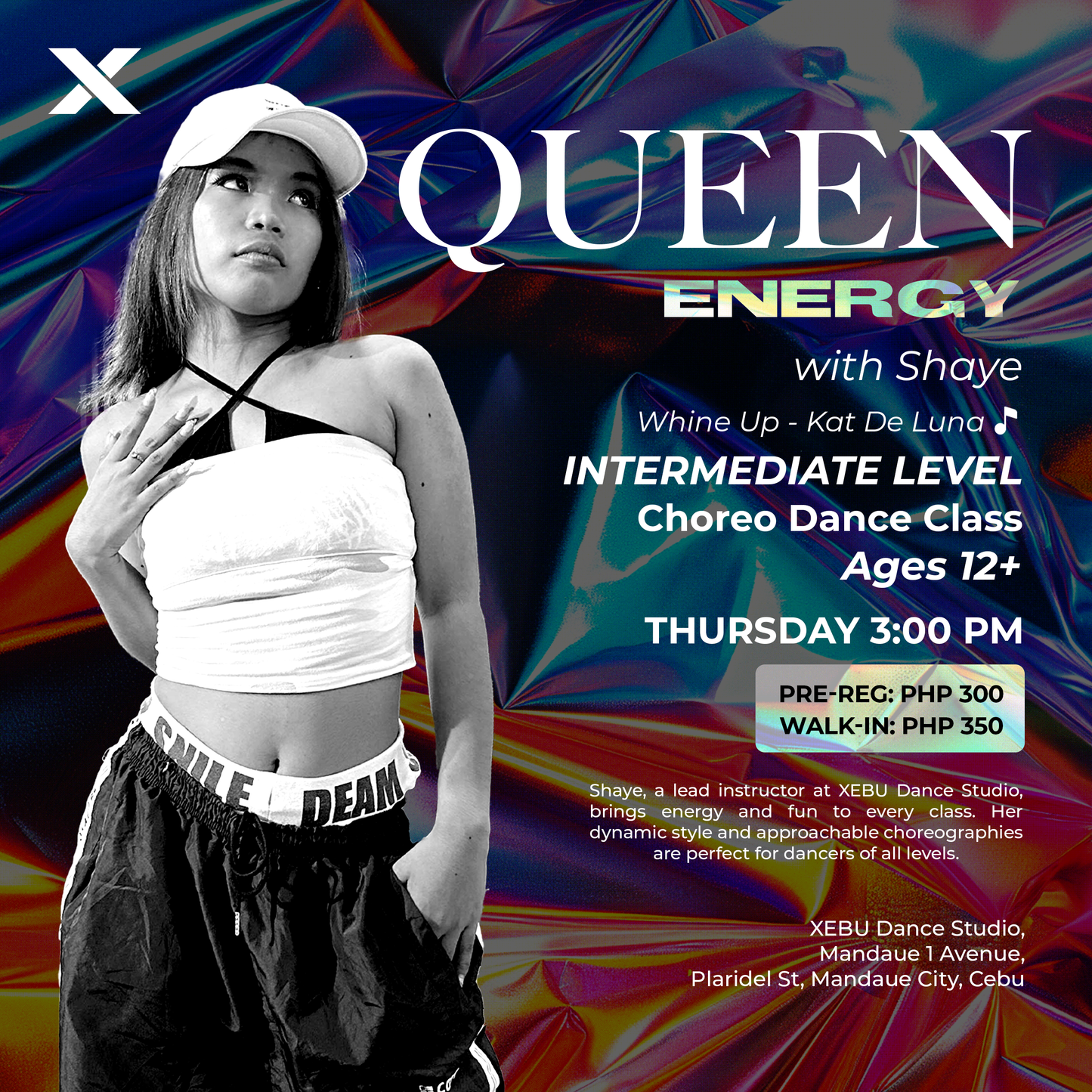 INTERMEDIATE | Queen Energy with Shaye | Whine Up- Kat De Luna | Thursday 3:00 PM