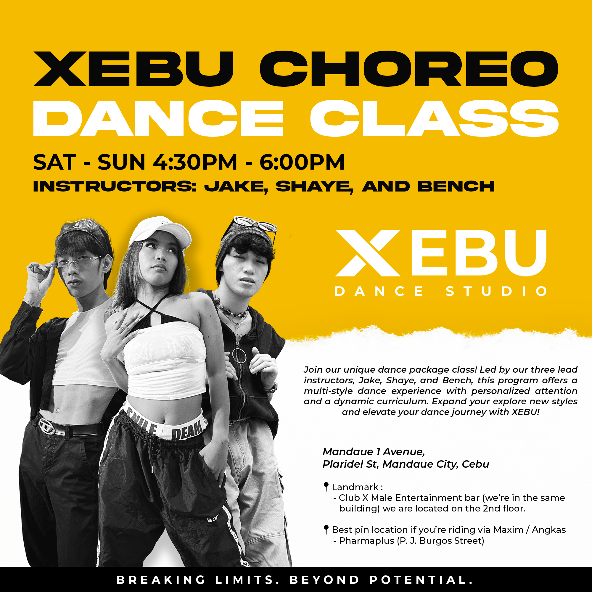 XEBU CHOREO DANCE CLASS | SUMMER WORKSHOP – XEBU Dance Studio