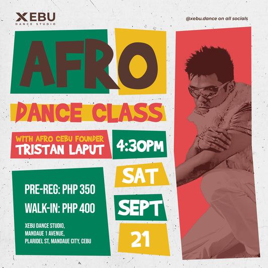 INTERMEDIATE | Afro Dance Class with Tristan | Saturday 4:30 PM