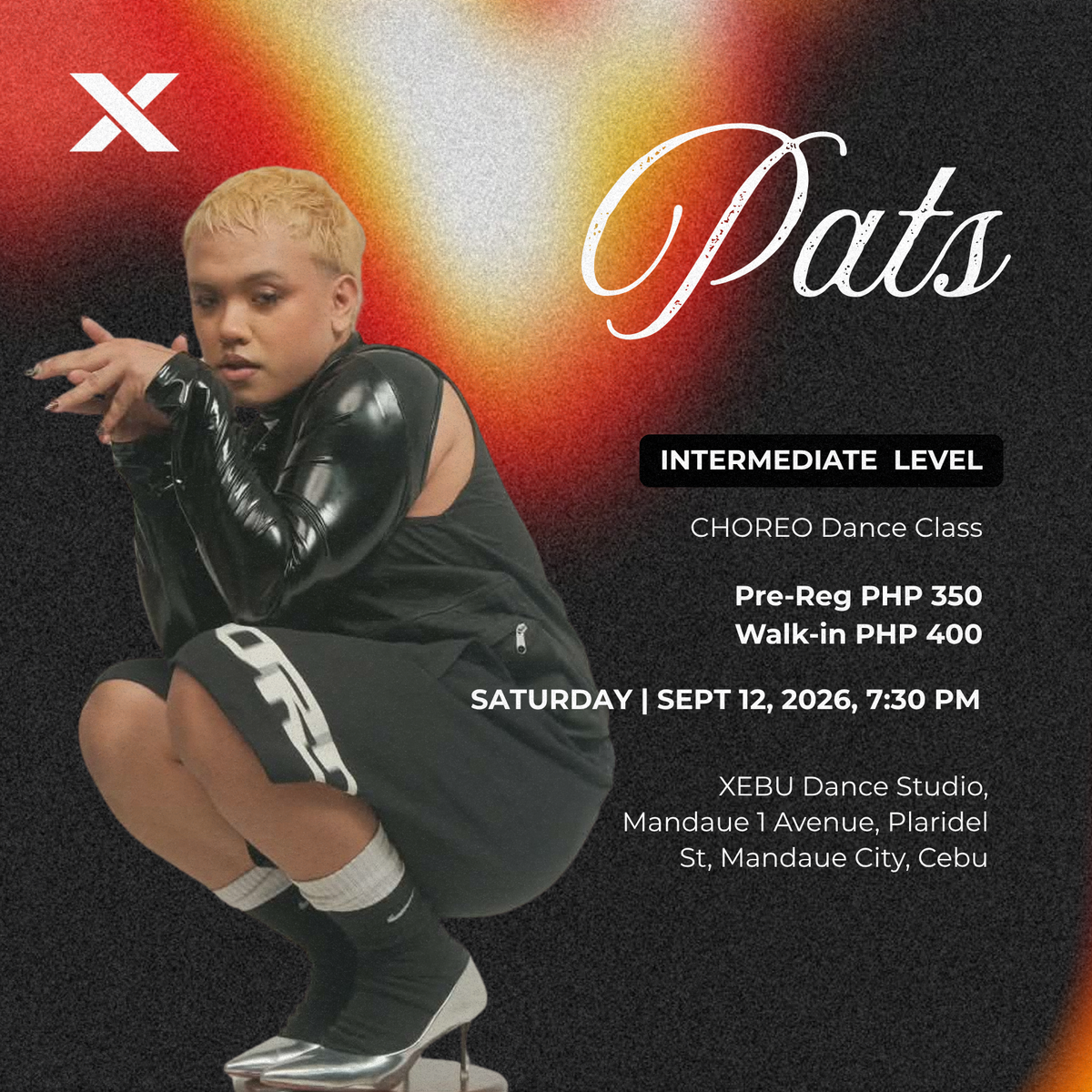 INTERMEDIATE | CHOREO Dance Class with Pats | Saturday 7:30 PM